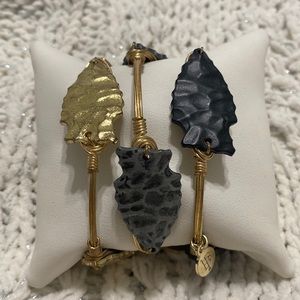 Bourbon & Boweties Arrowhead Bangle, Set of 3
